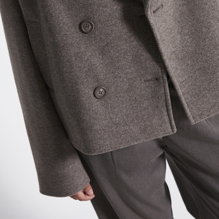 Short coat "Maggie" Dk Beige